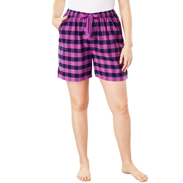 Women's Sleep Shorts  Size 1X Pink Soft